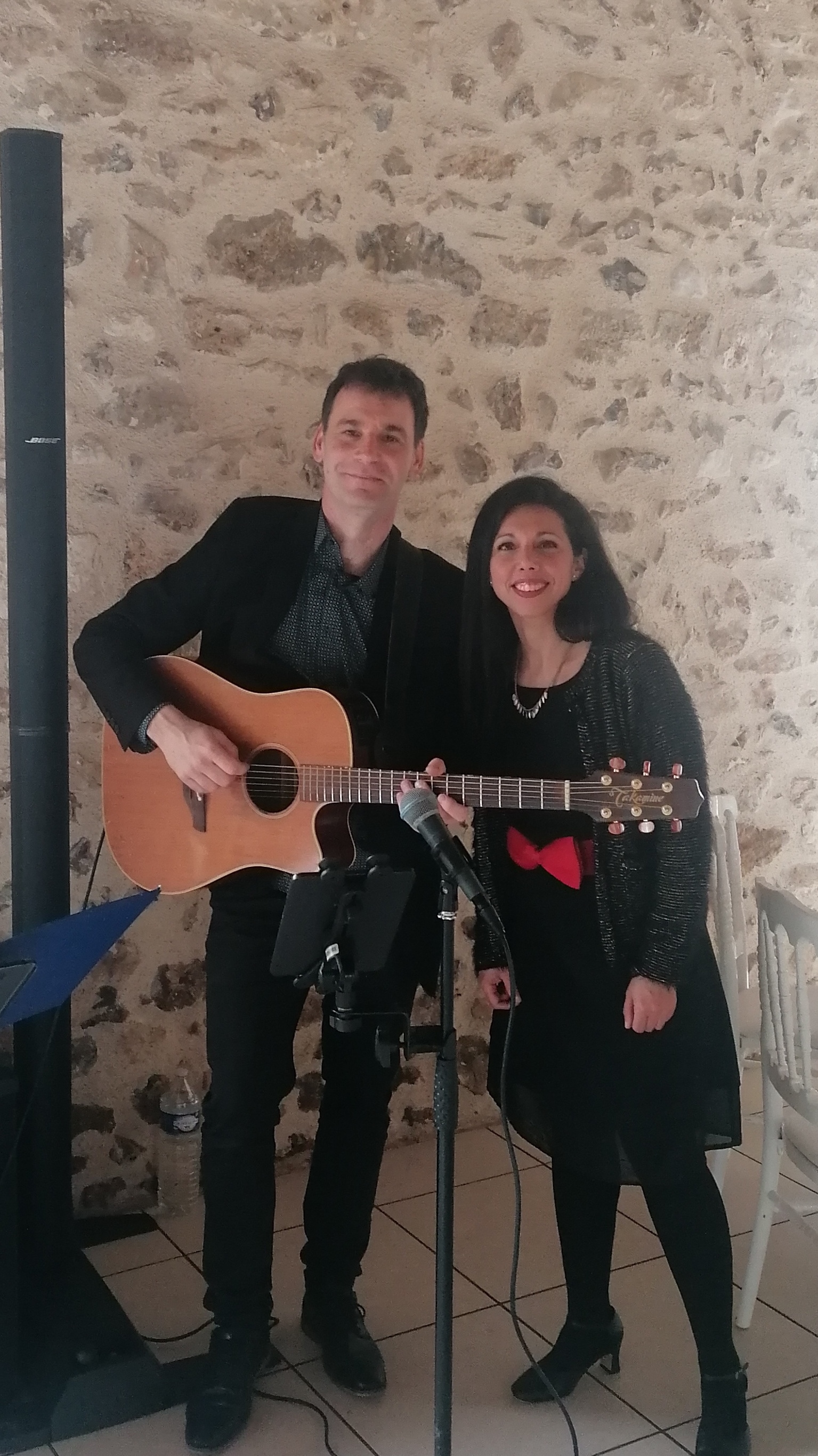 Duo acoustique Soft Mood pendant une cérémonie